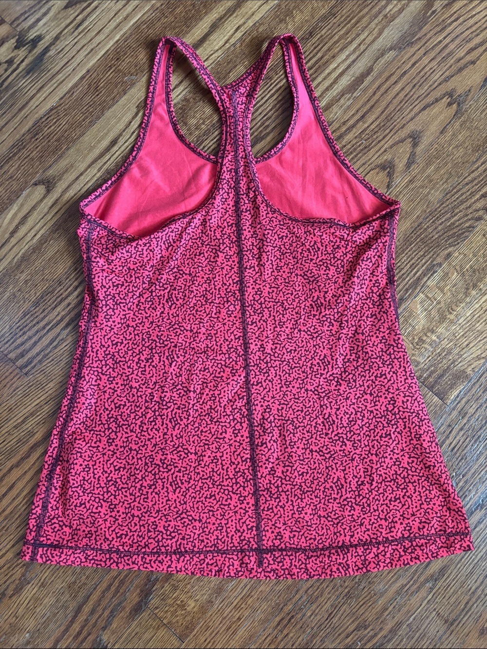 Nike Red Patterned Racerback Training Tank - Picture 2 of 6
